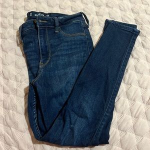 Hollister dark high rise jean legging